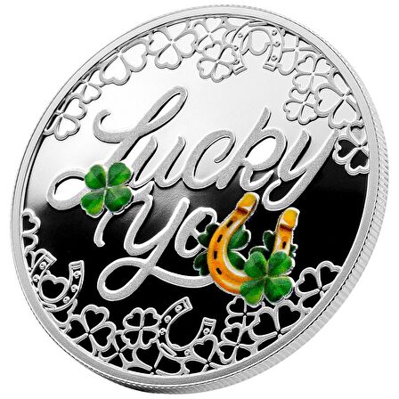 Lucky You 500 CFA One Dolar Gümüş Sikke Coin (999.0)