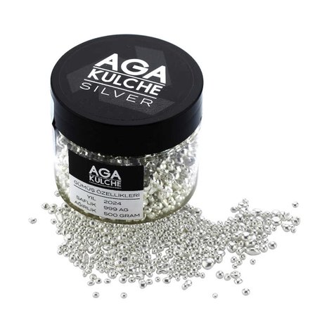 AgaKulche 500 Gram (999) Granül Gümüş