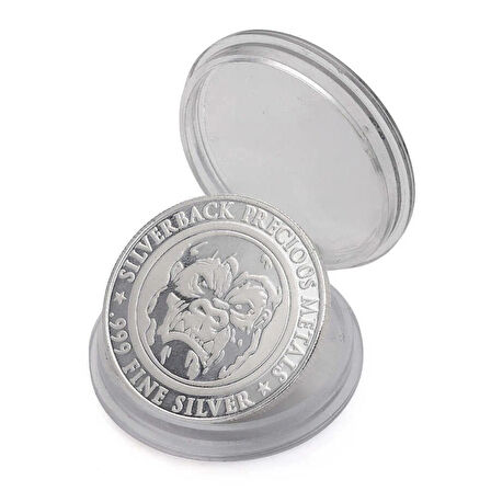 AgaKulche Gorilla Gümüş Sikke Coin