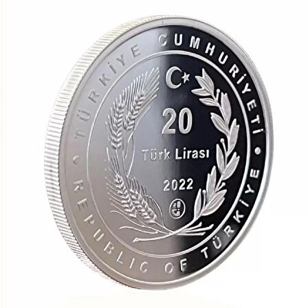 Adnan Menderes 2022 1 Ons 31.10 Gram Gümüş Sikke Coin (925)