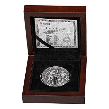 Hermes And Mercury 2022 2 Ons 62.20 Gram Gümüş Sikke Coin (999)