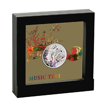 Music Tree 2023 17.5 Gram Gümüş Sikke Coin (999)