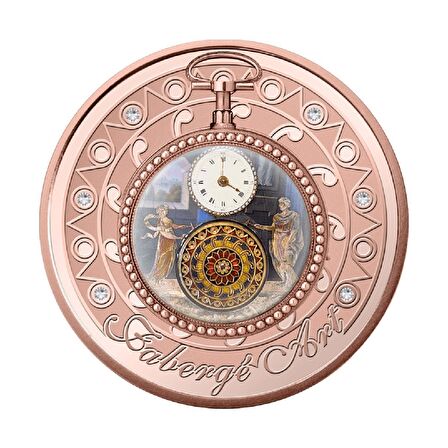 Pocket Clock 2023 1 Ons 31.10 Gram Gümüş Sikke Coin (999)