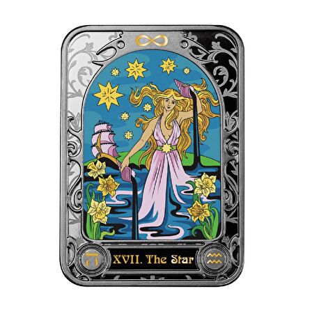 Star Tarot 2023 28.28 Gram Gümüş Sikke Coin (999)