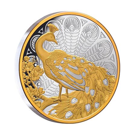Peacock 2024 1 Ons 31.10 Gram Gümüş Sikke Coin (999)