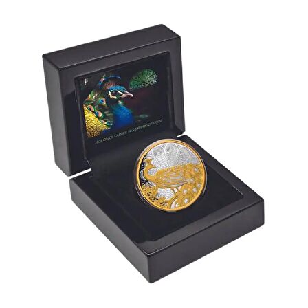 Peacock 2024 1 Ons 31.10 Gram Gümüş Sikke Coin (999)