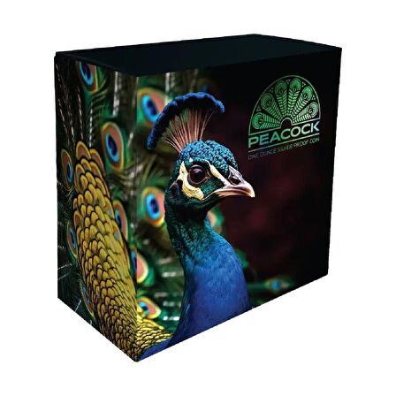 Peacock 2024 1 Ons 31.10 Gram Gümüş Sikke Coin (999)