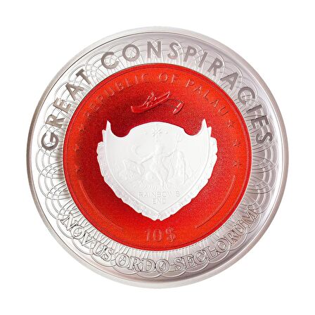 New World Order Great Conspiracie 2021 2 Ons 62.20 Gram Gümüş Sikke Coin (999)