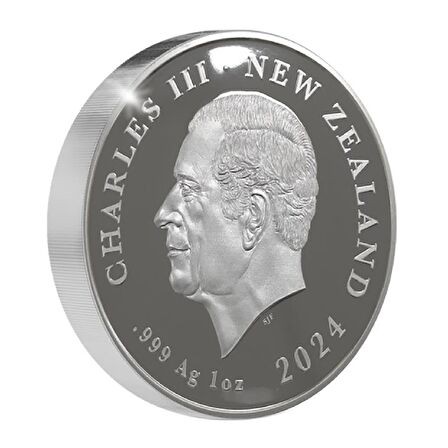 AgaKulche Kiwi Kuşu Gümüş Sikke Coin