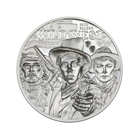 Wild West 2024 1 Ons 31.10 Gram Gümüş Sikke Coin (999.9)