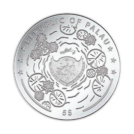 Lily Pad Dragonfly 2024 1 Ons 31.10 Gram Gümüş Sikke Coin (999.9)