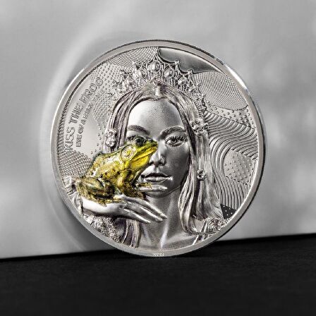 Kiss The Frog Eye of a Fairytale 2023 2 Ons 62.20 Gram Gümüş Sikke Coin (999.9)