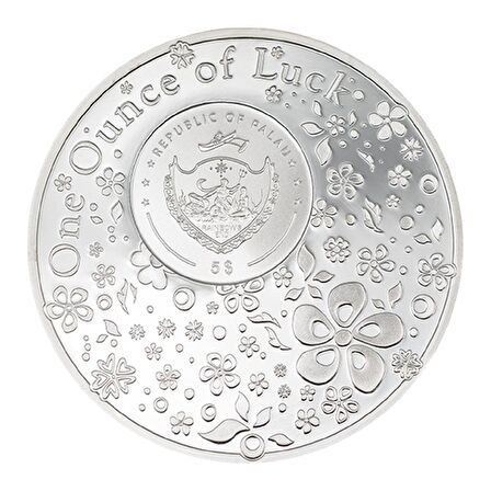 AgaKulche Dört Yapraklı Yonca 2024 Gümüş Sikke Coin