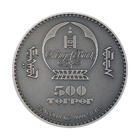 AgaKulche Nimravidae Evrimi 2023 1 Ons Gümüş Sikke Coin