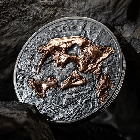 AgaKulche Nimravidae Evrimi 2023 1 Ons Gümüş Sikke Coin