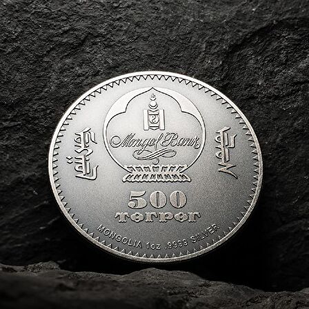 AgaKulche Nimravidae Evrimi 2023 1 Ons Gümüş Sikke Coin