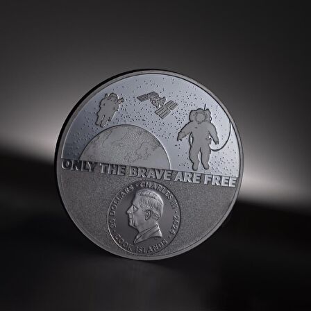 Real Heroes Astronaut 2024 3 Ons 93.30 Gram Gümüş Sikke Coin (999.9)