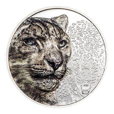 Snow Leopard 2024 1 Ons 31.10 Gram Gümüş Sikke Coin (999.9)