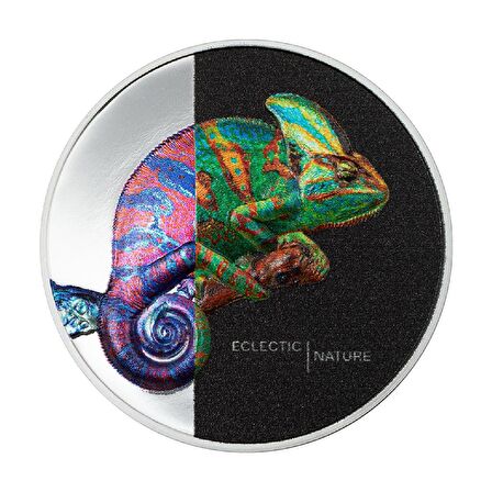 Chameleon Eclectic Nature 2023 1 Ons 31.10 Gram Gümüş Sikke Coin (999.9)
