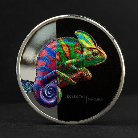 Chameleon Eclectic Nature 2023 1 Ons 31.10 Gram Gümüş Sikke Coin (999.9)