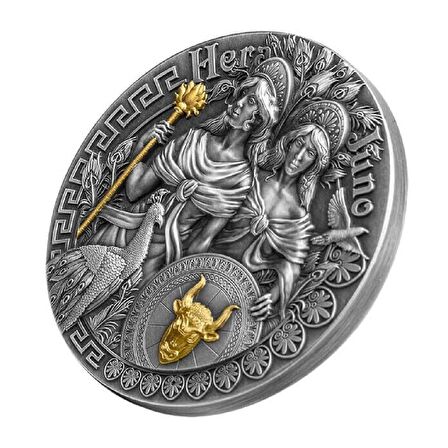 Hera Juna 2 Ons 62.20 Gram Gümüş Sikke Coin (999)