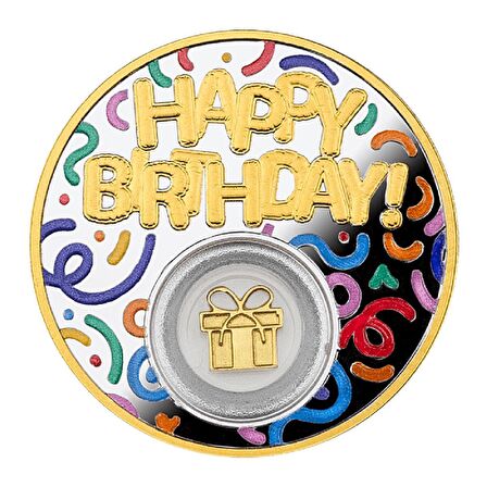 AgaKulche Birthday 2024 14.14 Gram Gümüş Sikke Coin (999.0)