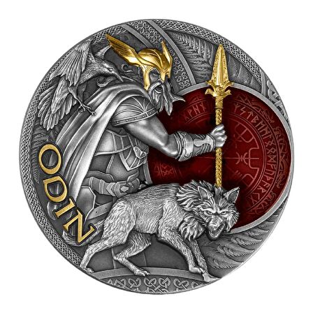 AgaKulche Odin 2023 2 Ons 62.20 Gram Gümüş Sikke Coin (999.0)