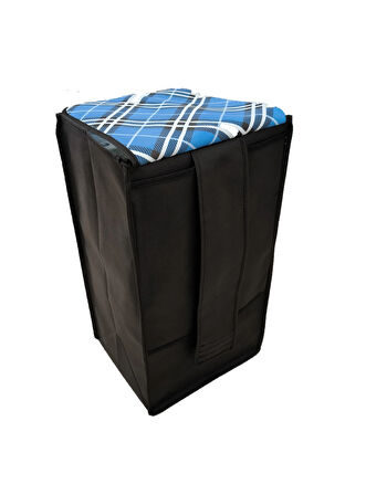 Pazar Araba Çantası Torbası Yedek Çanta 32x55x26 Cm MAVİ 1 Adet