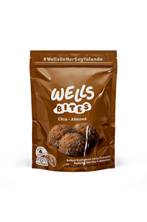 Wells Bites Probiyotikli Doğal Meyve Topları (Chia Almond)