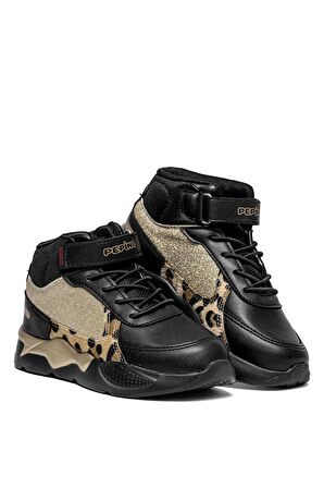 Pepino FK23-1532 Filet Kız Çocuk Sneaker Bot Siyah