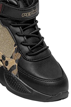 Pepino FK23-1532 Filet Kız Çocuk Sneaker Bot Siyah