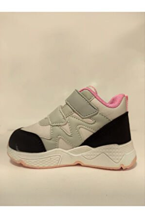 Bk23-1576 Çocuk Bebe Bot Gri
