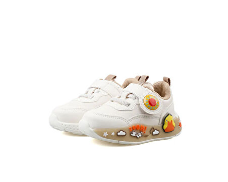 Pepino Bk24 1739 Krem Bej Bebek Günlük Işıklı Ayakkabı BK24-1739-KREM-BEJ Bej