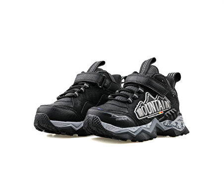 Pepino Fk24 1846 Siyah Gri Çocuk Günlük Ayakkabı FK24-1846-SIYAH-GRI Siyah