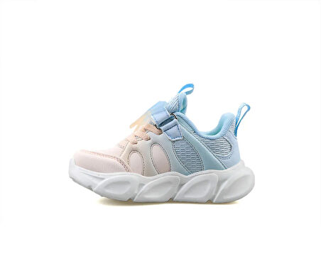 Pepino Pk24 1830 Pudra Bebe Mavi Çocuk Günlük Işıklı Ayakkabı PK24-1830-PUDRA-BEBE-MAVI Renkli