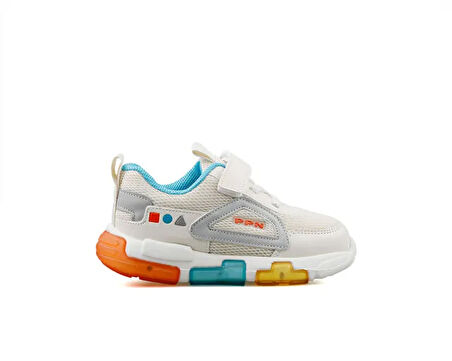 Pepino 1909 Bebe Krem Turkuaz Unisex Çocuk Günlük Ayakkabı 1909-BEBE-KREM-TURKUAZ Krem