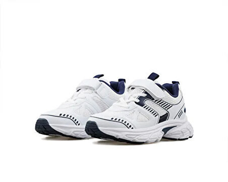 Pepino 1868 Filet Beyaz Lacivert Unisex Çocuk Günlük Ayakkabı 1868-FILET-BEYAZ-LACIVERT Beyaz