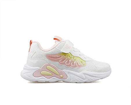 Pepino 1878 Filet Beyaz Pudra Sari Unisex Çocuk Günlük Ayakkabı 1878-FILET-BEYAZ-PUDRA-SARI Renkli