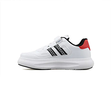 Pepino 1936 Filet Beyaz Siyah Unisex Çocuk Günlük Ayakkabı 1936-FILET-BEYAZ-SIYAH Beyaz