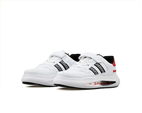 Pepino 1936 Filet Beyaz Siyah Unisex Çocuk Günlük Ayakkabı 1936-FILET-BEYAZ-SIYAH Beyaz