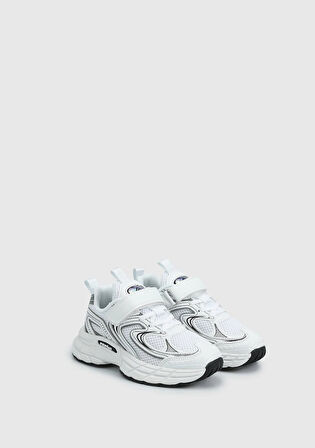 Beyaz-Siyah Erkek Çocuk Sneaker