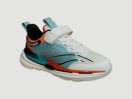 PEPİNO FY25-1953 FİLET ORTOPEDİ SPOR AYAKKABI BEYAZ TURKUAZ TURUNCU
