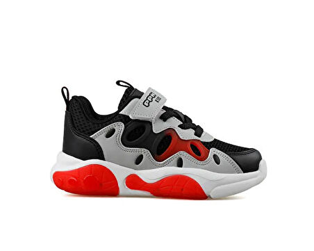 Pepino Py25 1872 Patik Siyah Kırmızı Çocuk Günlük Ayakkabı PY25-1872-PATIK-SIYAH-KIRMIZI Siyah