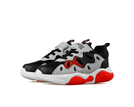 Pepino Py25 1872 Patik Siyah Kırmızı Çocuk Günlük Ayakkabı PY25-1872-PATIK-SIYAH-KIRMIZI Siyah