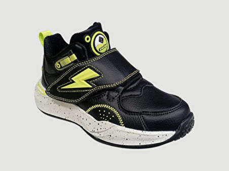 PEPİNO FK25-1828 FİLET ORTOPEDİ SPOR AYAKKABI SİYAH FOSFOR SARI