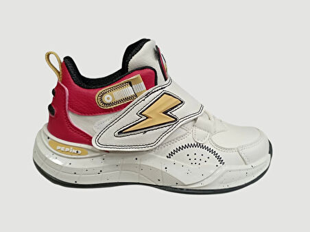 PEPİNO FK25-1828 FİLET ORTOPEDİ SPOR AYAKKABI KREM KIRMIZI