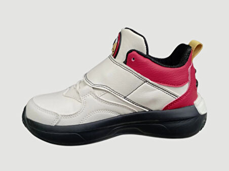 PEPİNO FK25-1828 FİLET ORTOPEDİ SPOR AYAKKABI KREM KIRMIZI