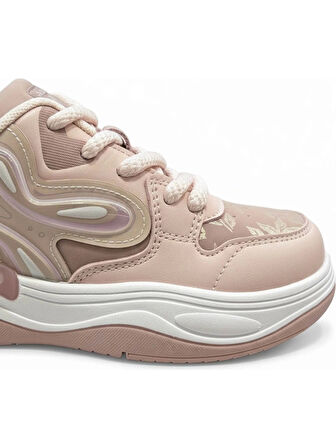 PEPİNO FK25-1990 FİLET ORTOPEDİ SPOR AYAKKABI GÜL KURUSU PUDRA