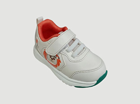 PEPİNO İK25-1931 İLK ADIM ORTOPEDİ SPOR AYAKKABI KREM TURUNCU