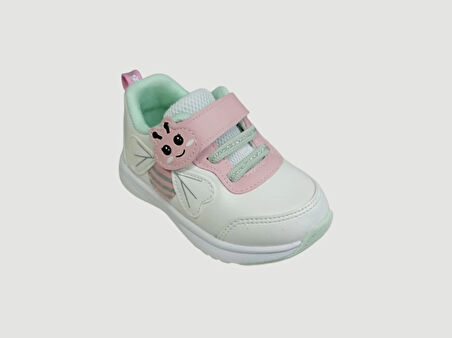 PEPİNO İK25-1931 İLK ADIM ORTOPEDİ SPOR AYAKKABI BEYAZ PEMBE